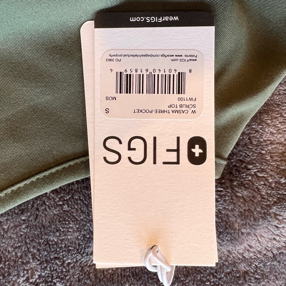 Figs Casma Three-pocket Scrub Top Size Small - Picture 4 of 5